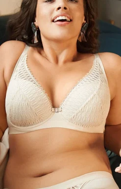 Damskie Triumph Bielizna Ślubna|Biustonosze Semi-Soft - Aura Spotlight High Leg string 10207998