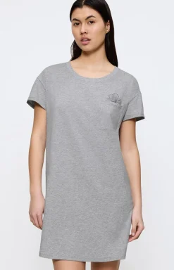 Triumph bawełniana koszula nocna na krótki rękaw Nightdresses 10225066-M034