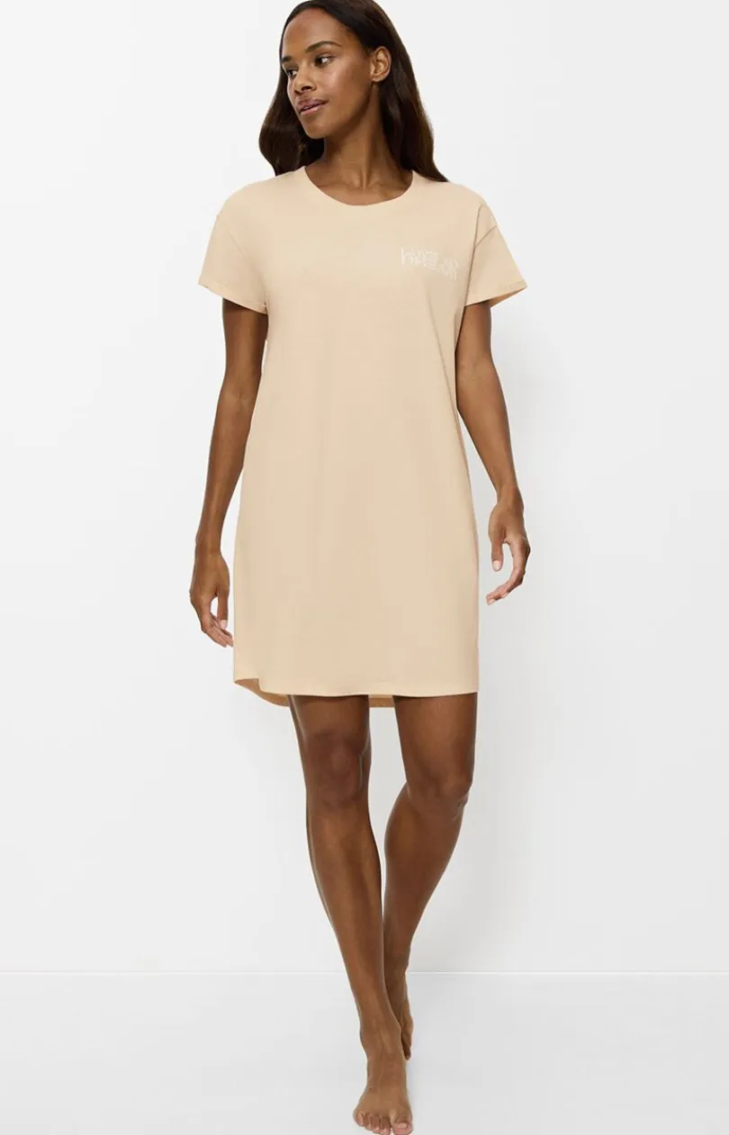 Damskie Triumph Koszule Nocne|Koszule Nocne Damskie - bawełniana koszula nocna damska Nightdresses 10221117-6720