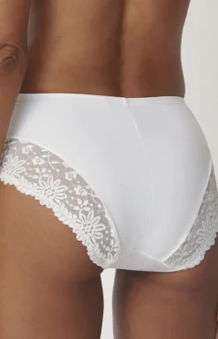 Damskie Triumph Figi, Stringi, Panty|Figi Z Wysokim Stanem - białe figi damskie z wysokim stanem Ladyform Soft Maxi 10210671