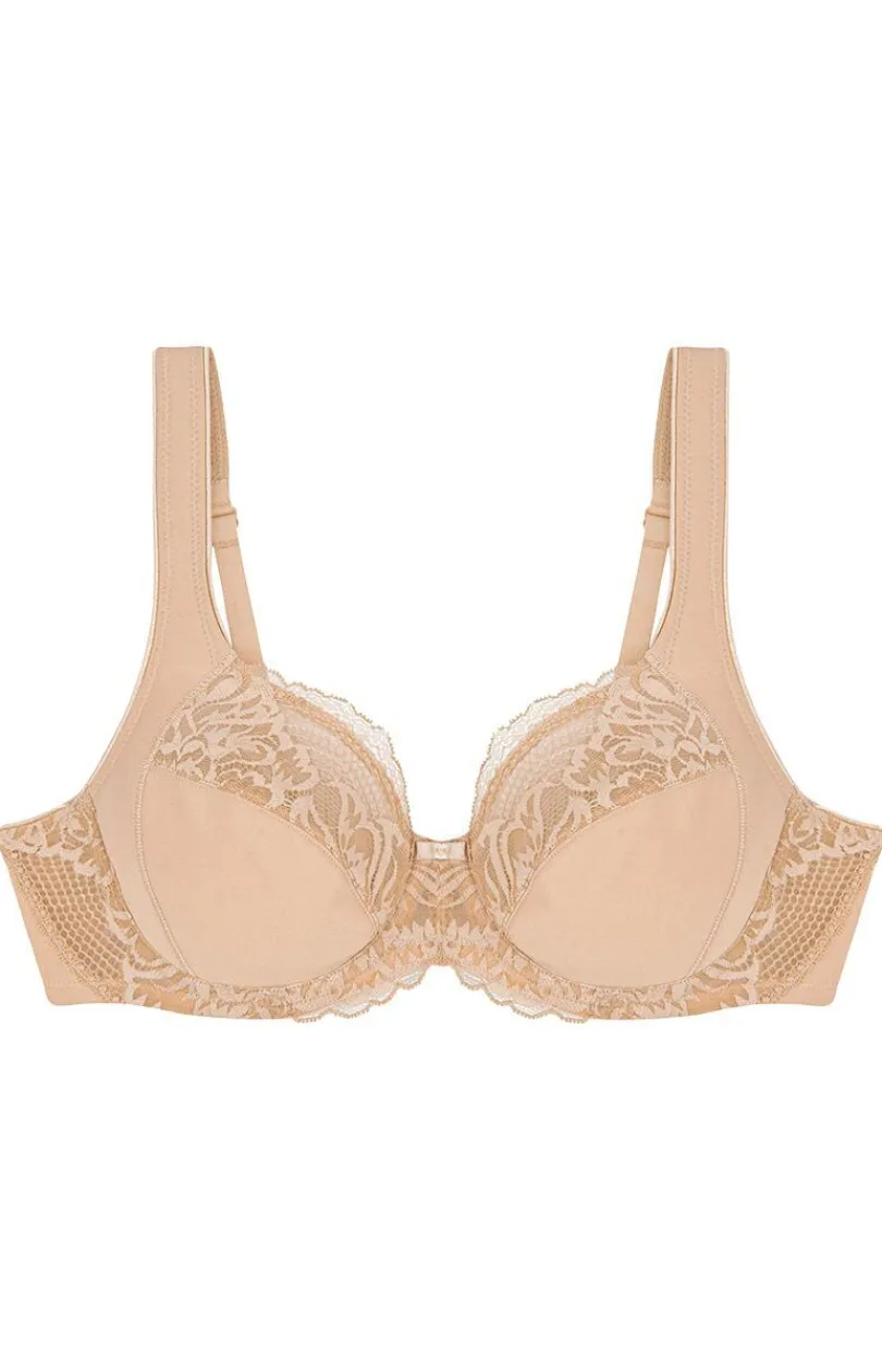 Triumph Biustonosze Miękkie|Biustonosz Koronkowy - biustonosz miękki Modern Lace+Cotton W02 10213069-00EP