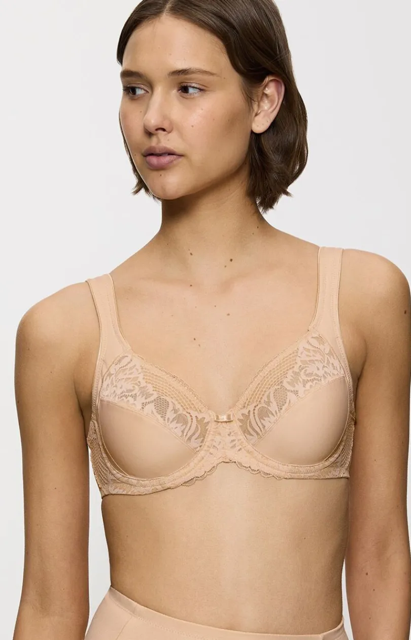 Triumph Biustonosze Miękkie|Biustonosz Koronkowy - biustonosz miękki Modern Lace+Cotton W02 10213069-00EP