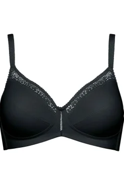 Triumph Biustonosze Miękkie|Biustonosz Duże Rozmiary - biustonosz miękki soft Cotton Beauty 10094814-0004