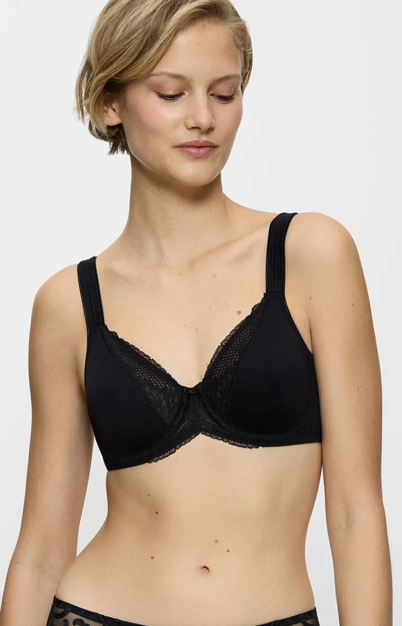Triumph Biustonosze Miękkie|Biustonosz Koronkowy - biustonosz miękki z fiszbinami Modern Lace+Cotton 10207538-0004