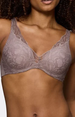 Triumph Biustonosze Push-Up - biustonosz push-up Body Make-Up Illusion Lace WP 10219710-3091