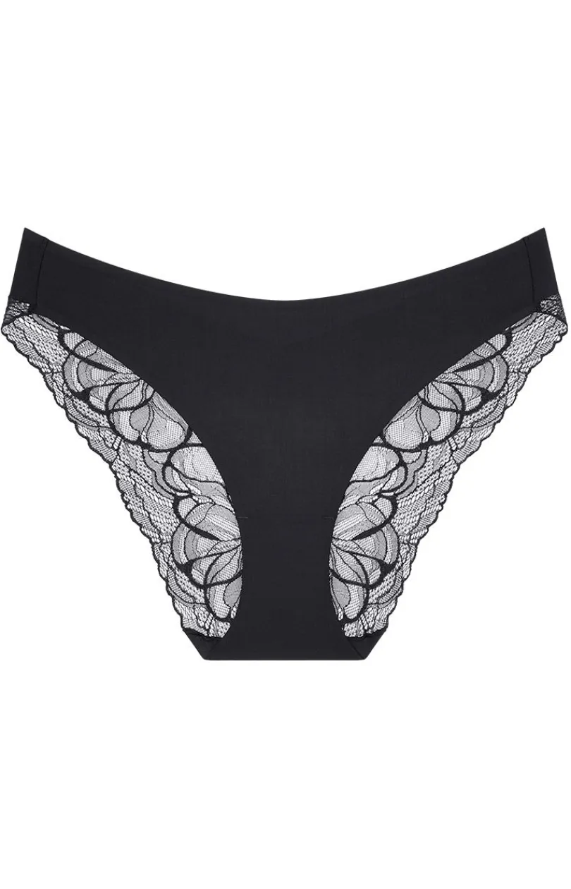 Triumph Figi Koronkowe - figi damskie Body Make-Up Illusion Lace Highleg Tai 10219711-0004