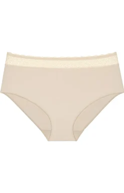 Triumph figi damskie z wysokim stanem kremowe Feel of Modal 10214399