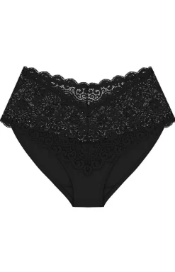 Triumph Figi Z Wysokim Stanem|Majtki Z Wysokim Stanem - koronkowe figi damskie Amourette Maxi 10210675-0004
