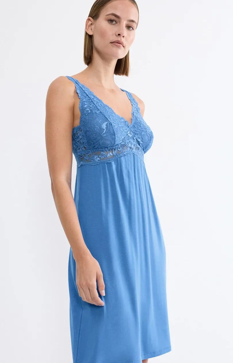 Damskie Triumph Koszula Nocna Na Ramiączkach|Koszule Nocne Damskie - koszula nocna damska z koronką Timeless Sensuality 10227238-005J