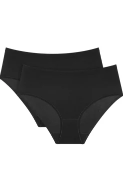Damskie Triumph Bielizna Plus Size|Wielopaki Damskie - 2-pack figi damskie Sense Of Cotton Midi 10225046-0004