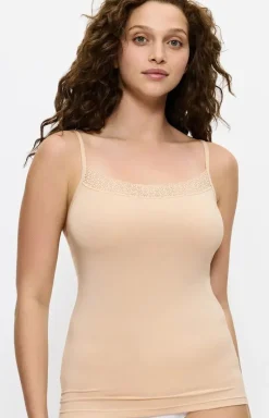 Triumph top damski z cienkimi ramiączkami Feel of Modal Spaghetti 10221654-0026