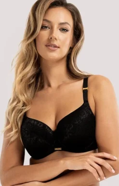 Unikat Biustonosz Koronkowy|Bielizna Plus Size - biustonosz usztywniany full cup Madera