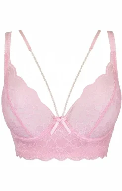 V-9761 koronkowy półgorset soft z miękkimi miseczkami