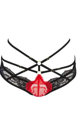 Damskie Axami Stringi Damskie - V-10008 stringi z paseczkami