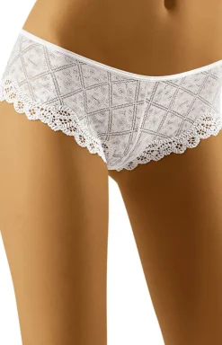 Damskie Wol-bar Bielizna Ślubna|Panty Damskie - Ziva białe zorty