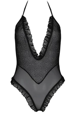 Avanua Body|Body - Zmysłowe body czarne Odrevia