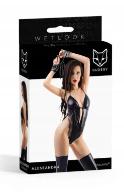 Zmysłowe body damskie Wetlook Alessandra